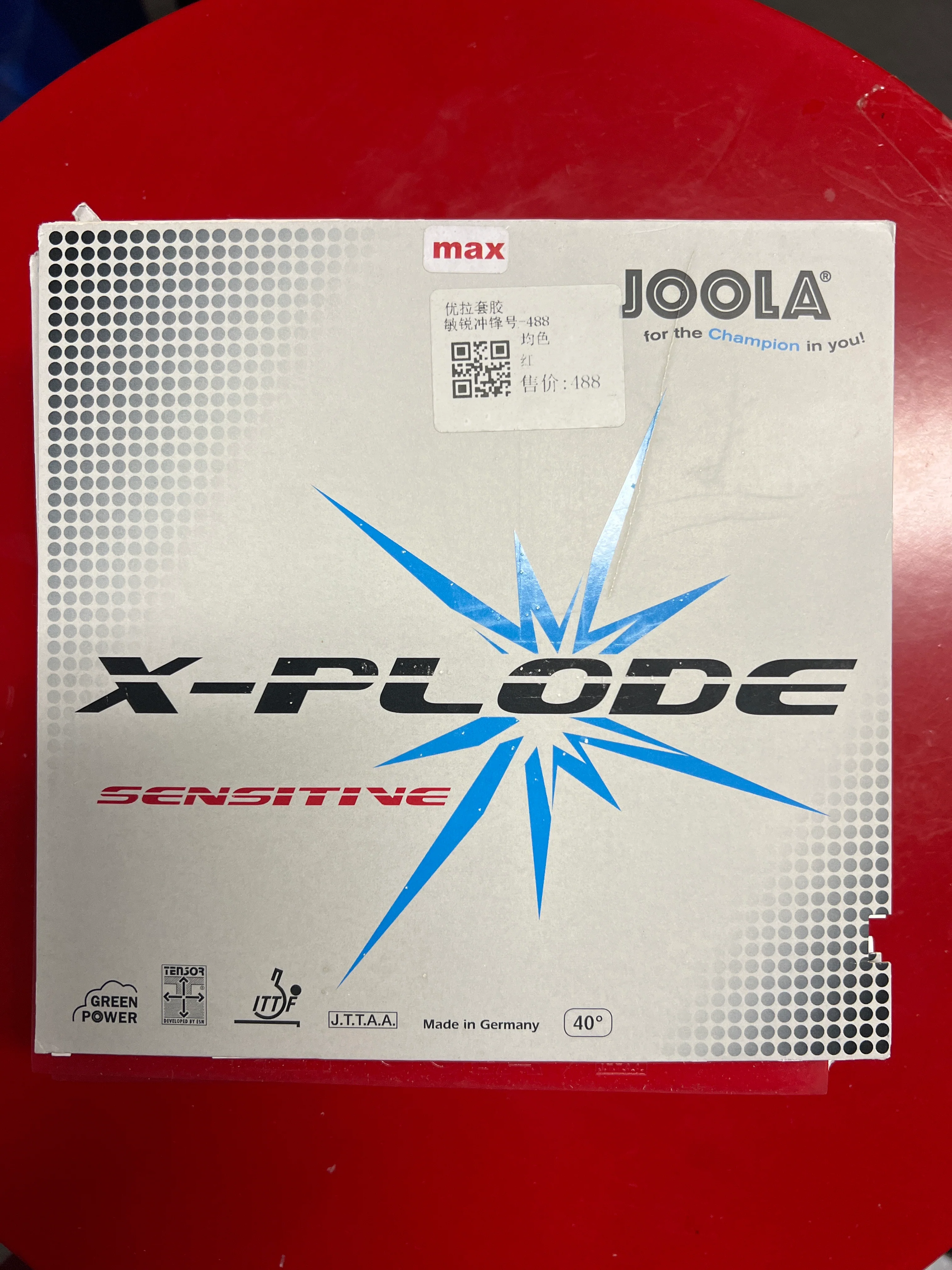 JOOLA X-Plode Sensitive table tennis rubber Tensor - Image 3