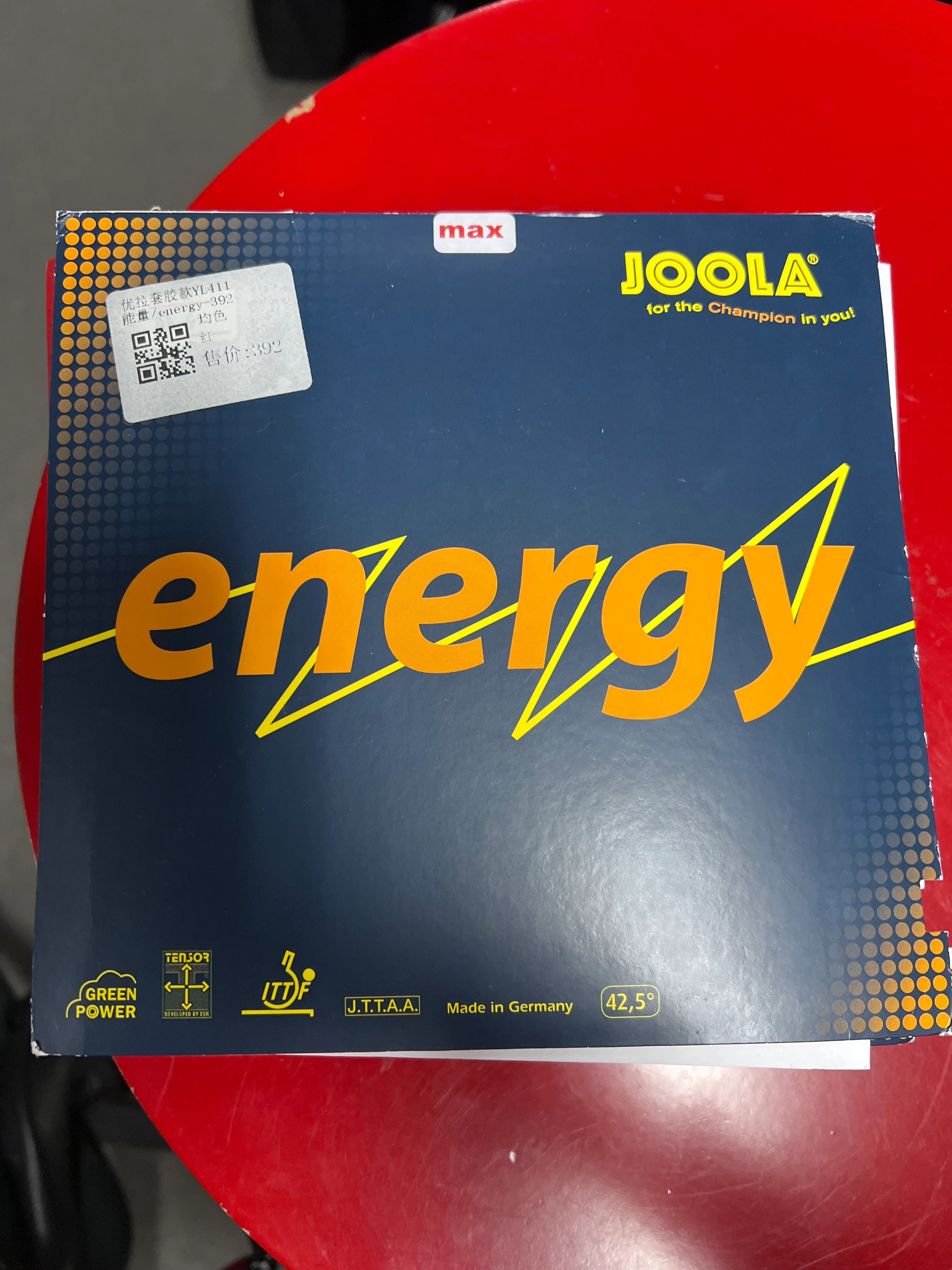 JOOLA Energy Table Tennis Rubber - Image 5