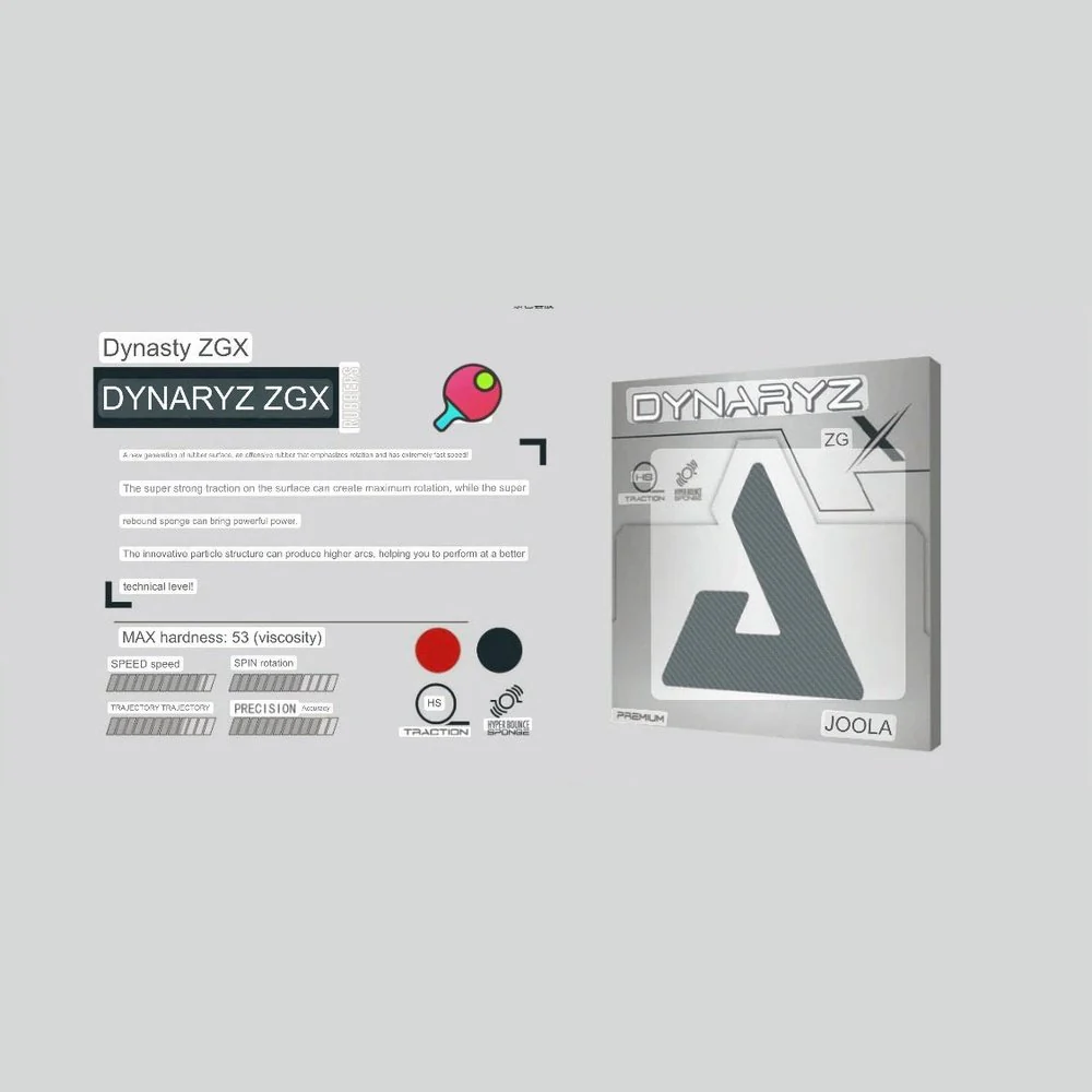 JOOLA Dynaryz Inferno,ZGX,ZGR,AGR,ACC,CMD table tennis rubber - RED - Image 8