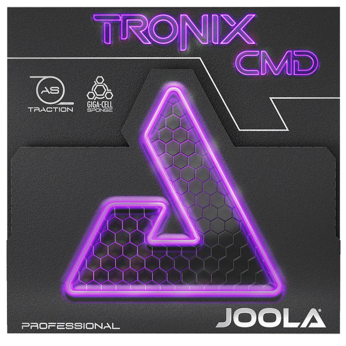JOOLA TRONIX ACC/CMD Table Tennis Rubber - Black - Image 4