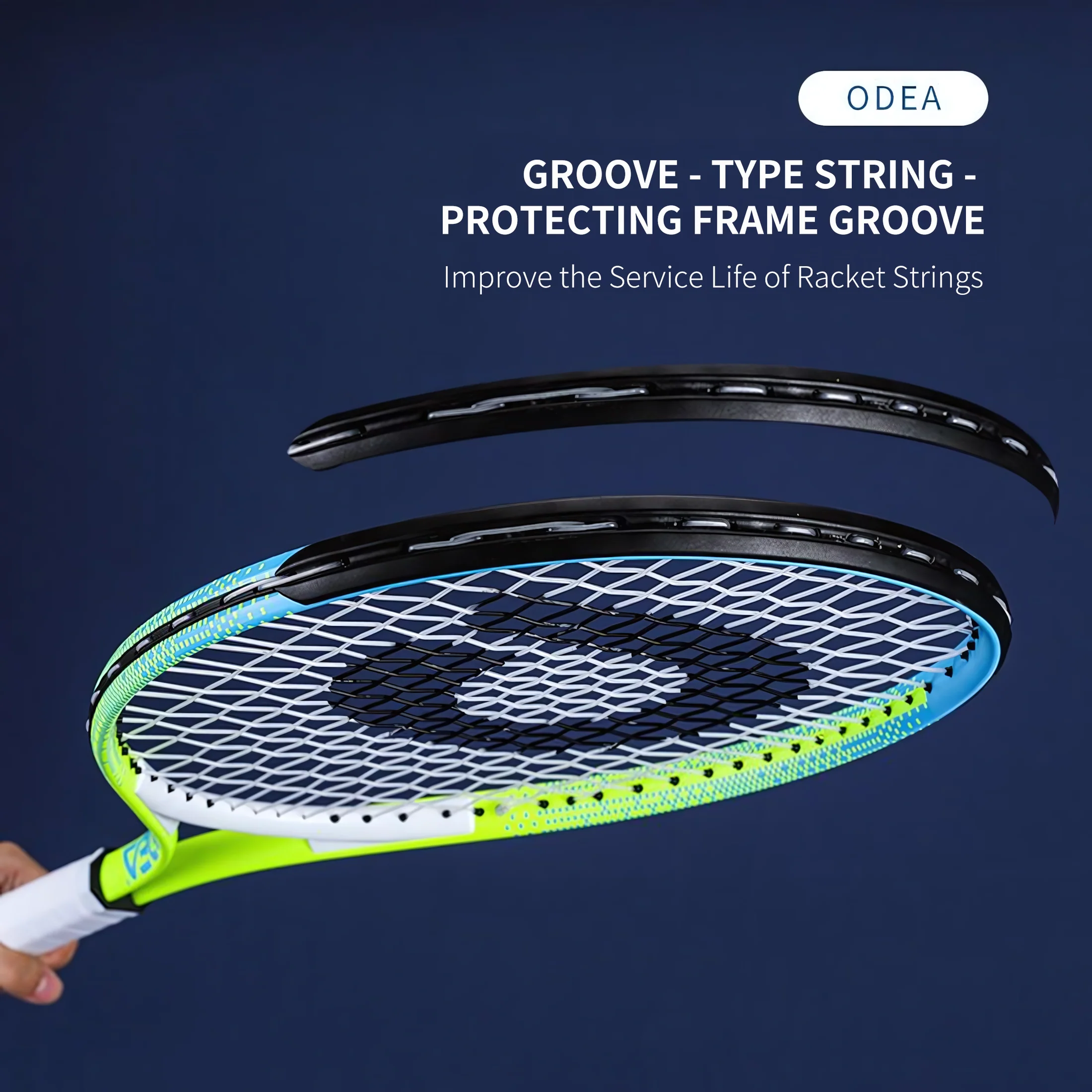 ODEA Junior Tennis Racquet Children Tennis Racket Light Kid Racket With Bag 17-25inch - Image 3