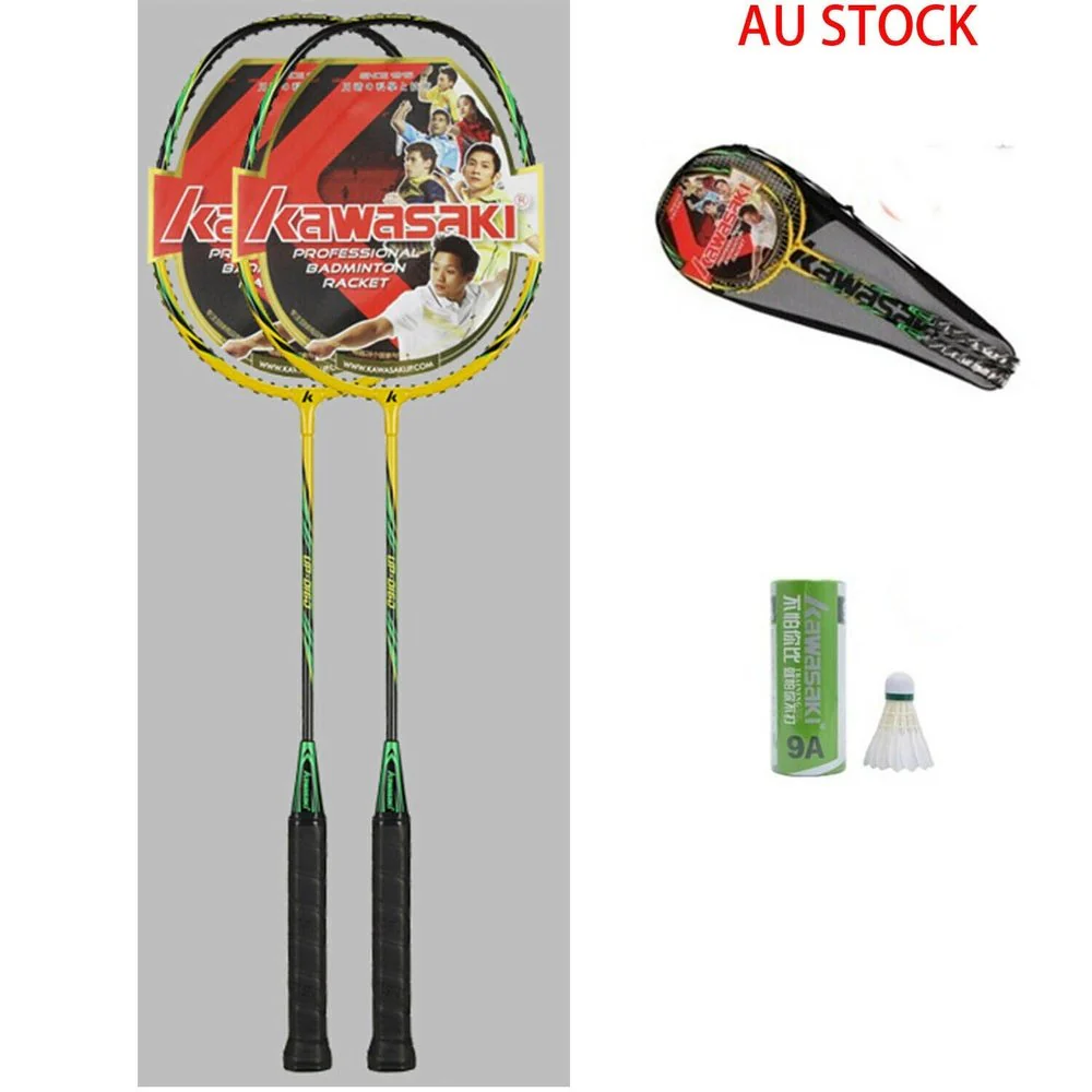 KAWASAKI UP-0160 UP-0182 Set Strung 2 Player Badminton - Image 8