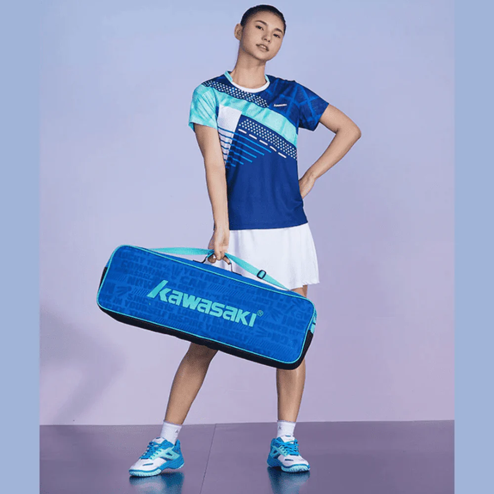 Kawasaki Badminton Bags Single Shoulder (for 3 Rackets) Tennis Women And Men Portable Sports Bag KBB-2001 - Image 6