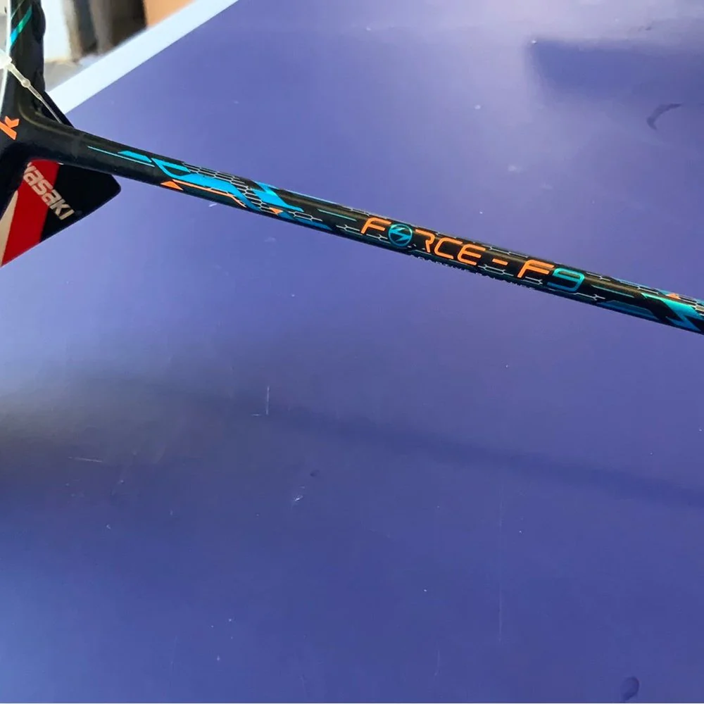 KAWASAKI Force F9 badminton racket 3U G1 max 32lbs - Image 2