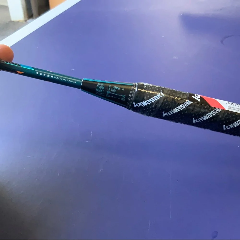 KAWASAKI Force F9 badminton racket 3U G1 max 32lbs - Image 3