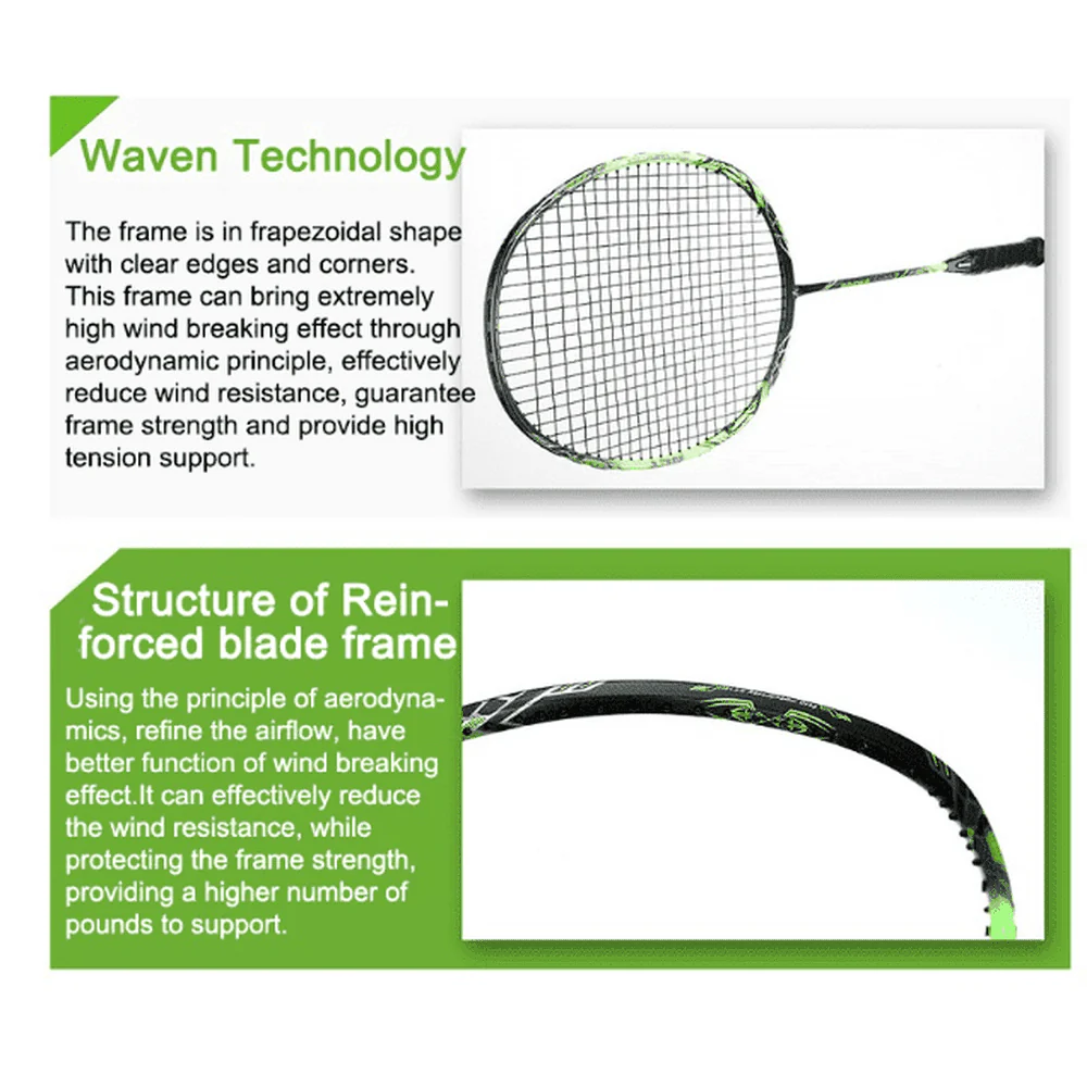 Kawasaki Spider 9900 II Badminton Racket 87g 30lbs - Image 6