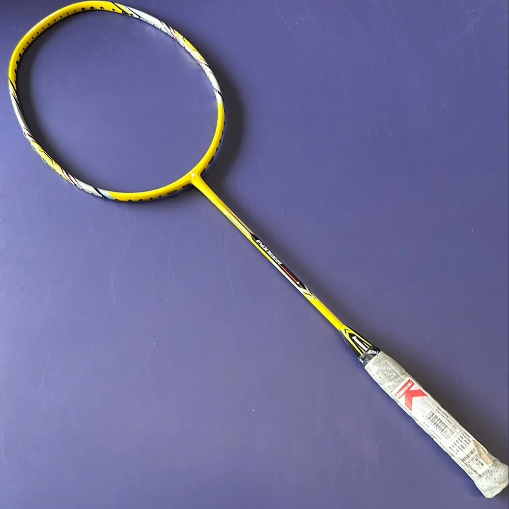 CLEARANCE SALE Kawasaki Carbon Fiber Badminton Racket (clearance model, can be strung up to 28lbs)Including strings - Image 17