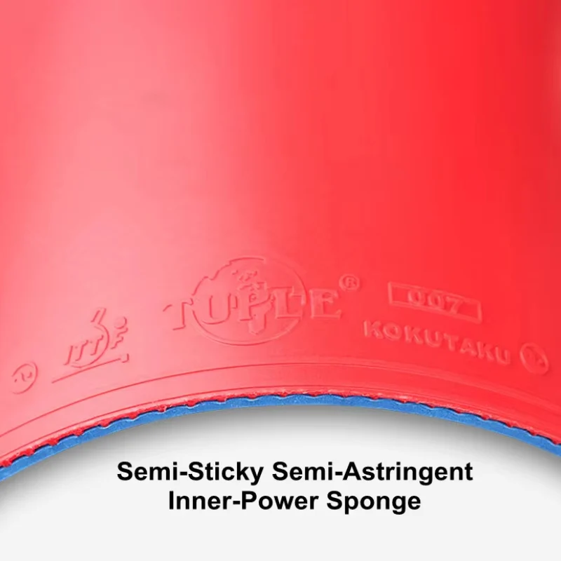 KOKUTAKU M-1 Semi-tacky Table Tennis Rubber - Red - Image 3