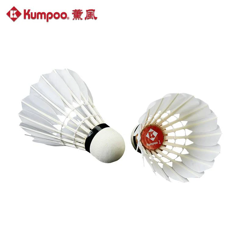 KUMPOO 12 PCS NO.1 Badminton Goose Feather Badminton Shuttlecock - Image 5