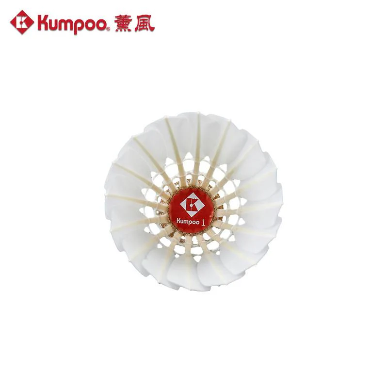 KUMPOO 12 PCS NO.1 Badminton Goose Feather Badminton Shuttlecock - Image 6