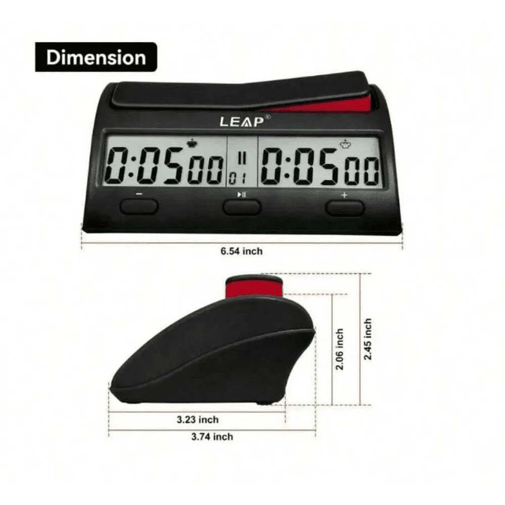 LEAP Digital Chess Timer Advanced Chess Clock PQ9912 - Image 3