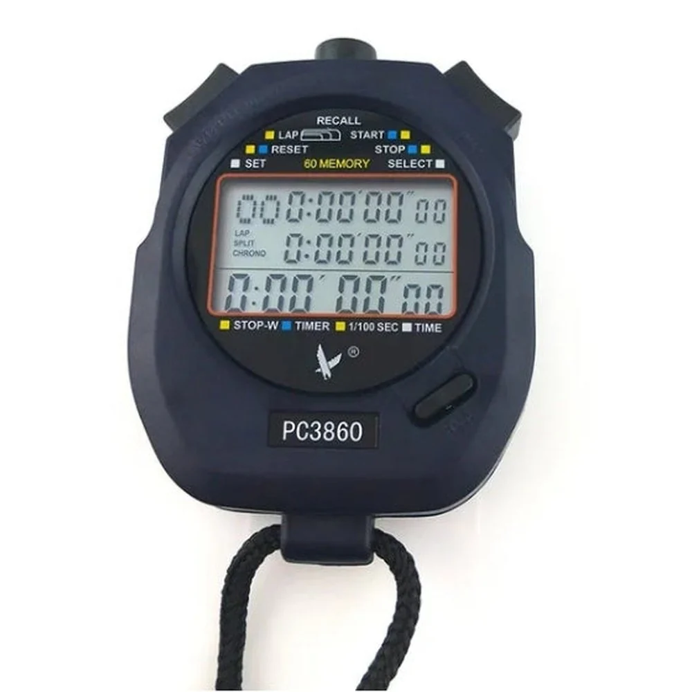 LEAP Electronic Stopwatch Digital LCD Sports Running Timer PC3860 - Image 4