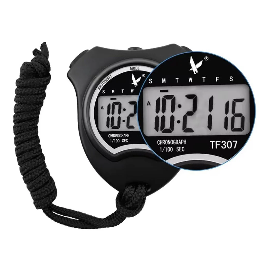 LEAP Handheld Stopwatch Light Weight Outdoor Indoor Sports Timer TF307 - Image 2
