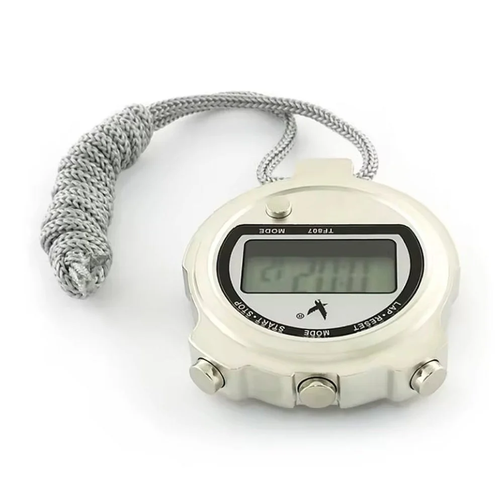 LEAP Metal Shell Digital Electronic Mini Stopwatch Large Screen Watch Timer With Temperature Display TF807 - Image 3