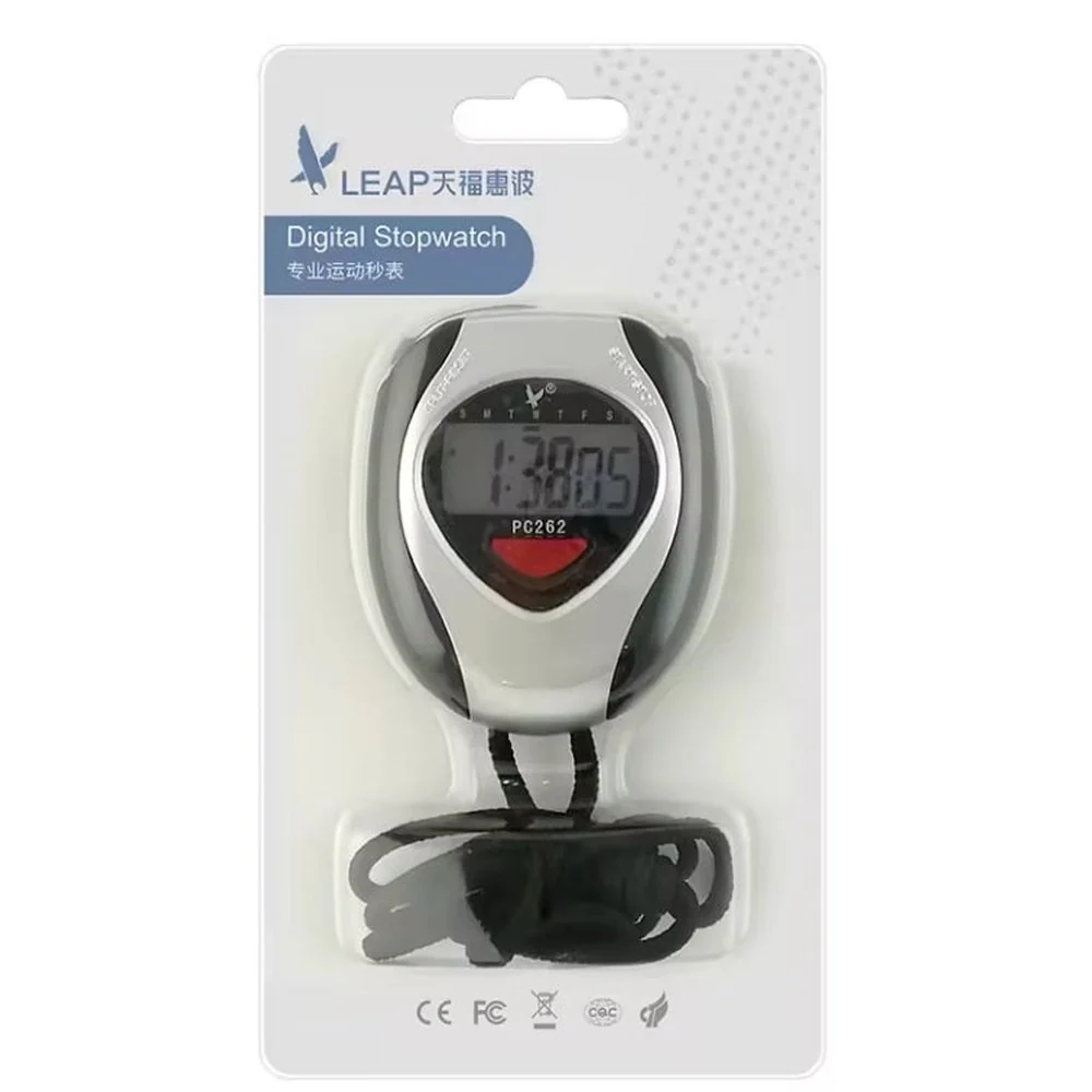 LEAP Sport Stopwatch Timer Large Single Row Two Memory Display PC262 - Image 2