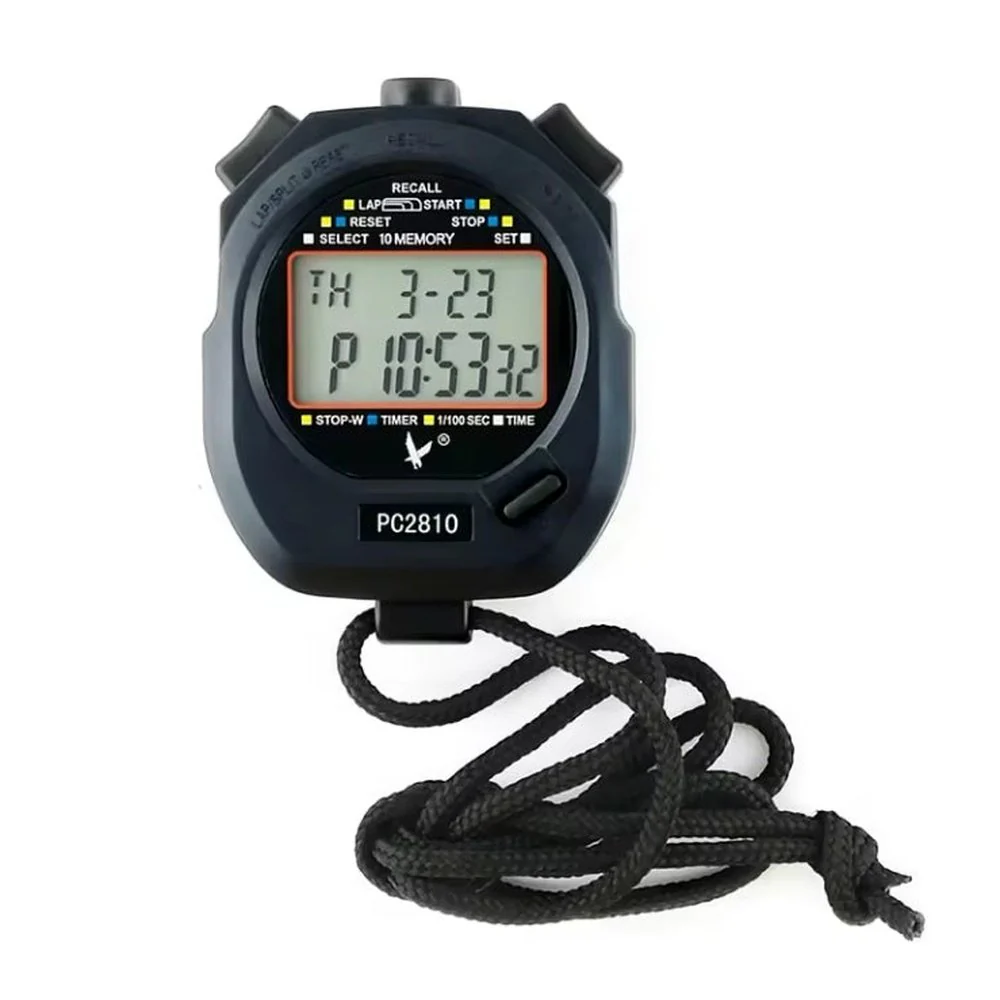 LEAP Sporting Race Timer Digital Stopwatch with 2 Rows 10 Memories PC2810 - Image 2