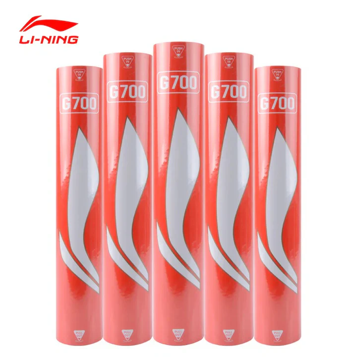 LI NING 12 PCS Goose Badminton Shuttlecock Competitive Play G700 - Image 10
