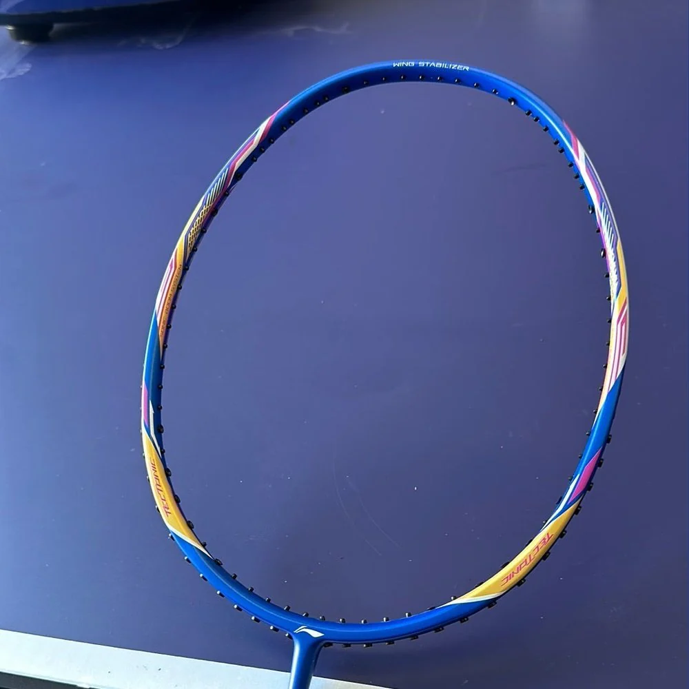 Li Ning tectonic 3 blue Badminton Racket 75g - Image 4