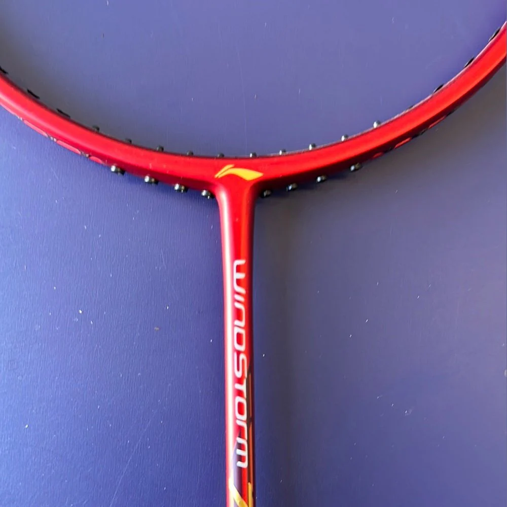 Li Ning windstorm 75 red Badminton Racket 75g - Image 2