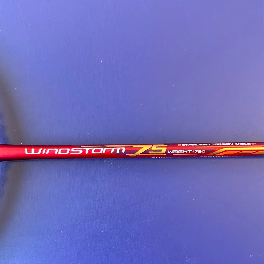 Li Ning windstorm 75 red Badminton Racket 75g - Image 3