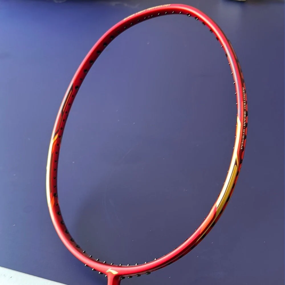 Li Ning windstorm 75 red Badminton Racket 75g - Image 4