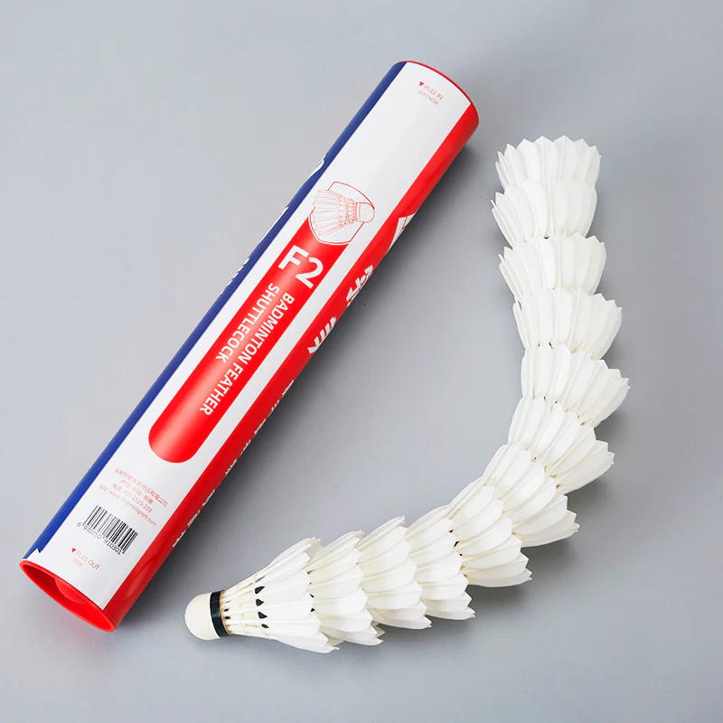 LINGMEI LING MEI 12 PCS F2 Badminton Goose Feather Badminton Shuttlecock - Image 3