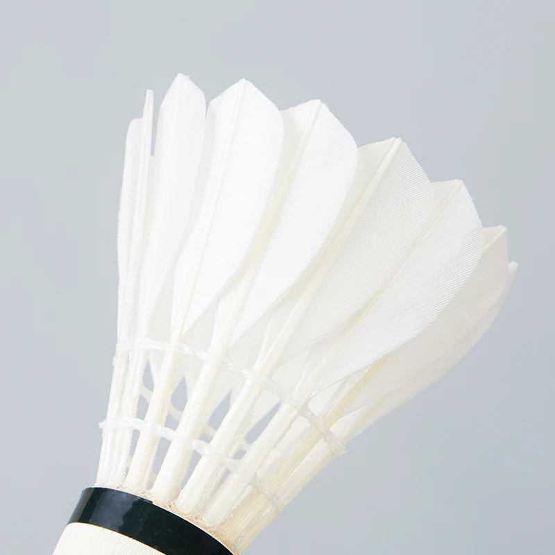 LINGMEI LING MEI 12 PCS F6 Badminton Goose Feather Badminton Shuttlecock - Image 4