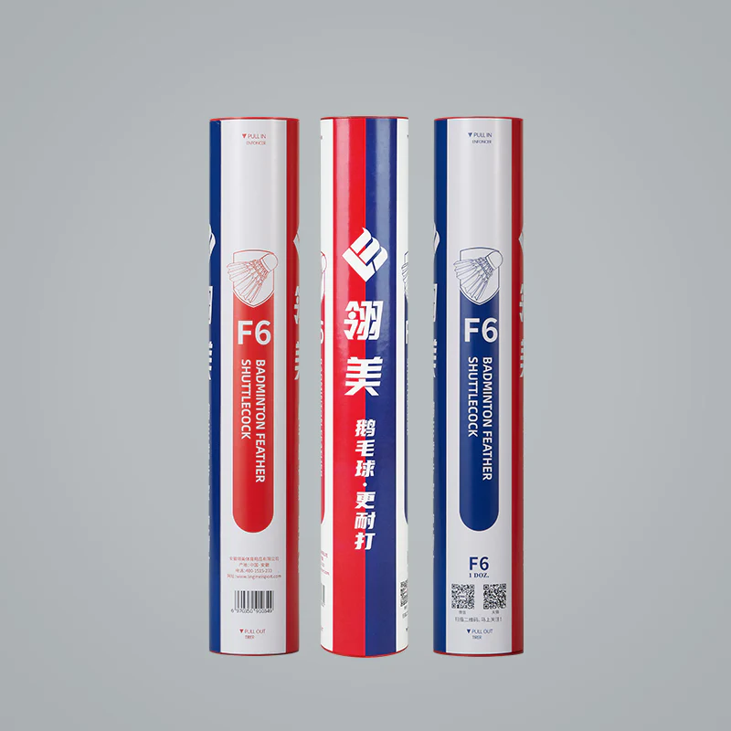 LINGMEI LING MEI 12 PCS F6 Badminton Goose Feather Badminton Shuttlecock - Image 5