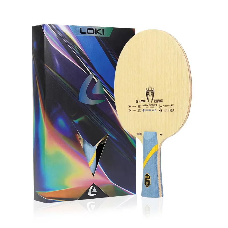 LOKI K5 5-Layer Solid Wood Table Tennis Blade - Image 10