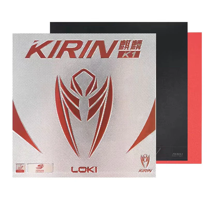 LOKI KIRIN K1 K3 Table Tennis Rubber - Red