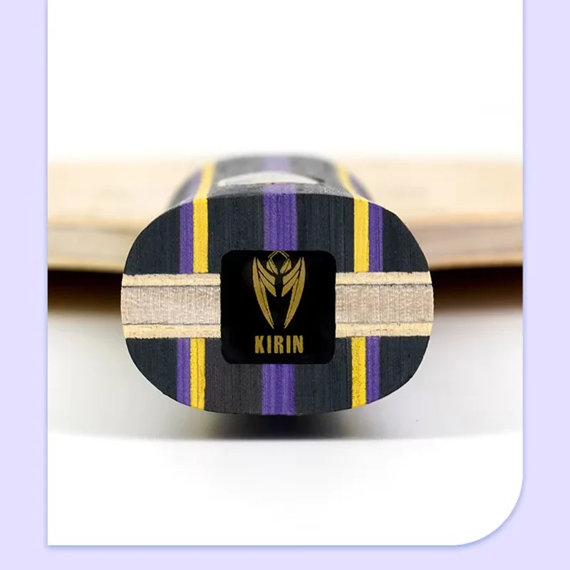LOKI KIRIN K3 5 Wood + 2 Carbon Table Tennis Blade - Image 5