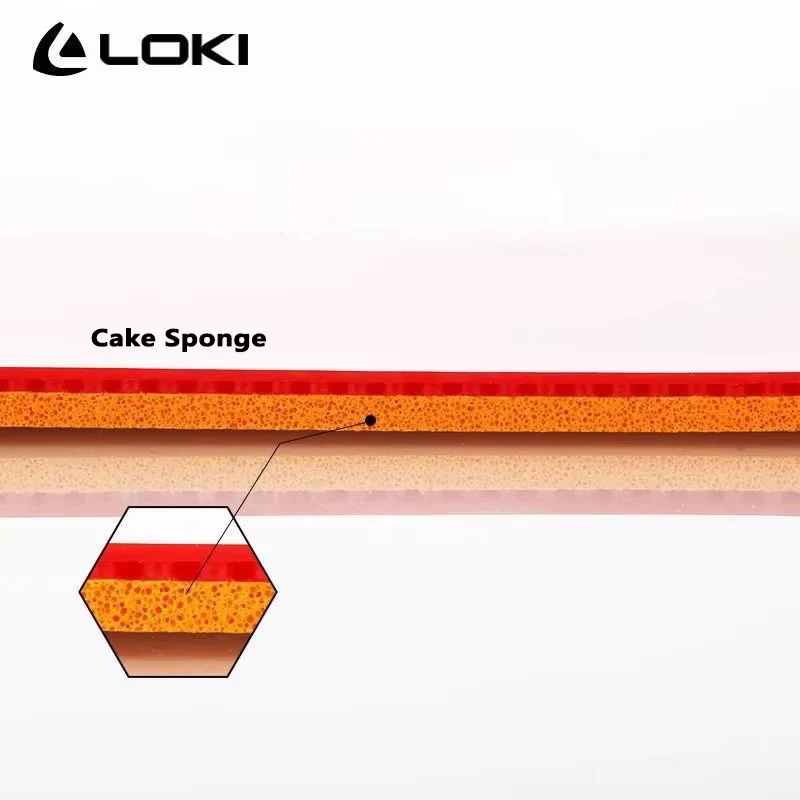LOKI RXTON 3 Red Sticky PRO Table Tennis Rubber - Image 4