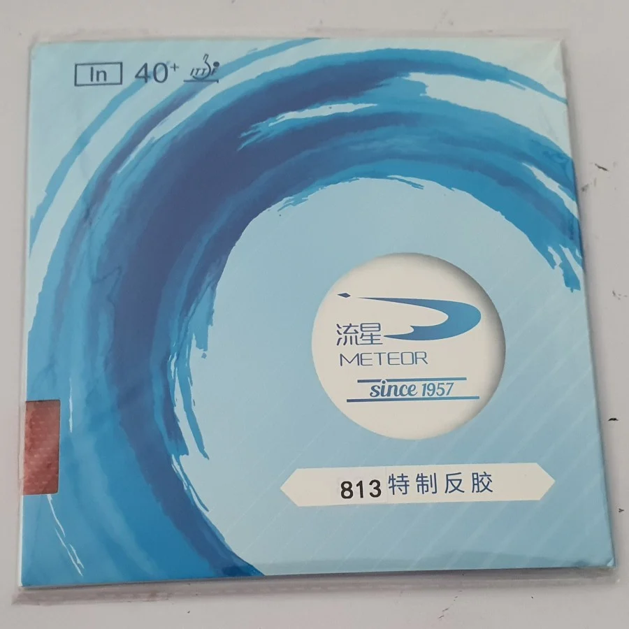 Meteor 813 Diamond Edition White and Blue Sponge Super Sticky Table Tennis Racket Rubber - Image 6