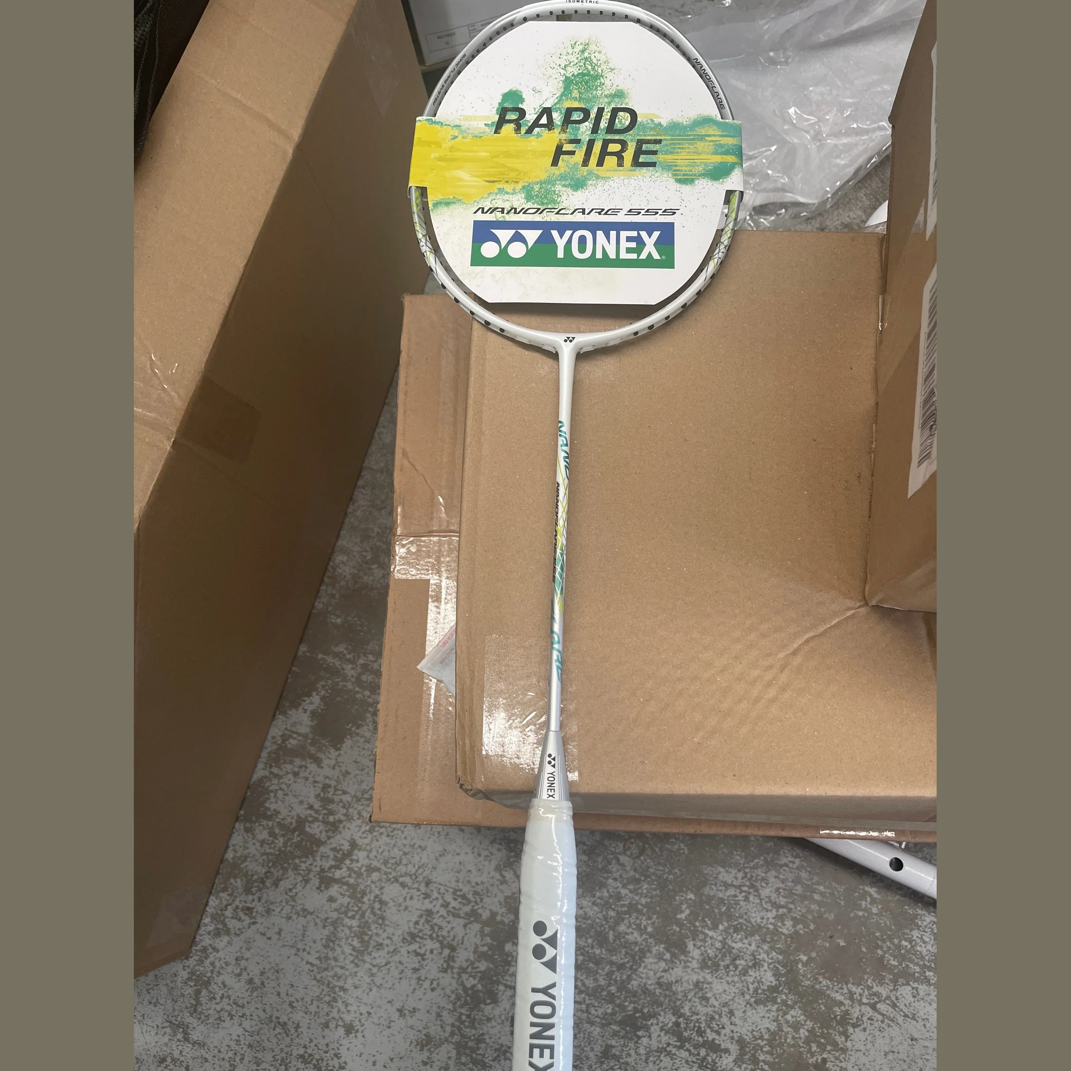 YONEX Nanoflare 555 4U5 Badminton Racket NF - 555EX MATW (Matte White) Frame Only - Image 6