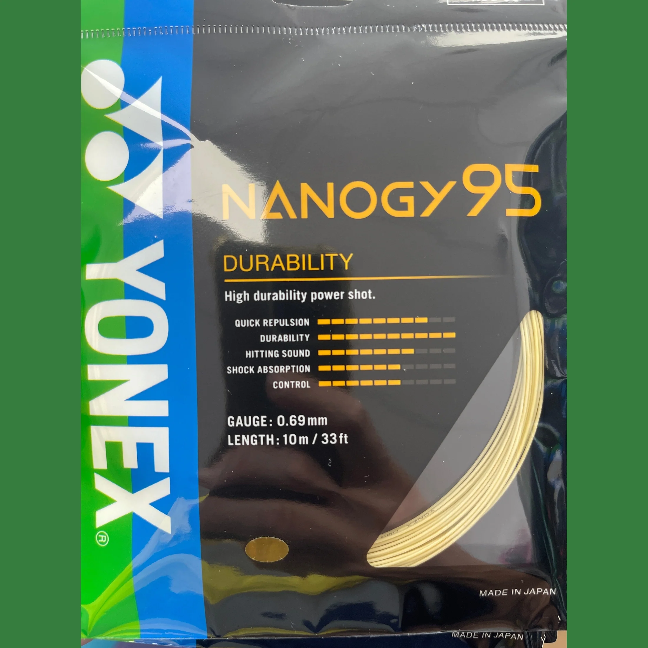 Yonex Nanogy 95 Badminton String - white - Image 5