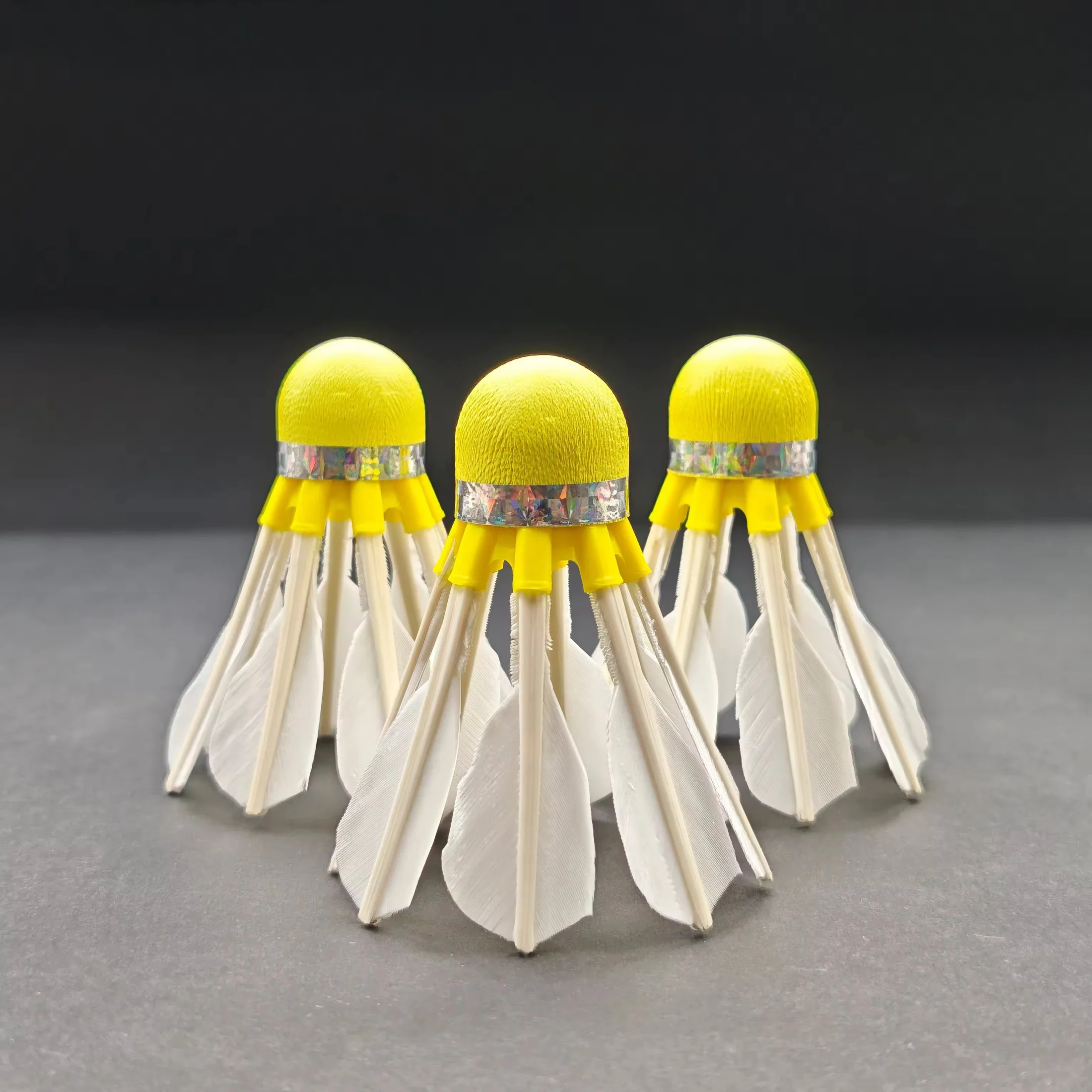 SP x SPORT Natural Feather Badminton Shuttlecock Indoor Sport PlayPack 3 High Quality