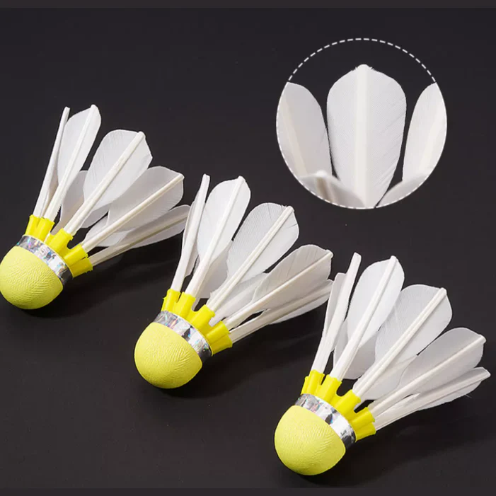 SP x SPORT Natural Feather Badminton Shuttlecock Indoor Sport PlayPack 3 High Quality - Image 9