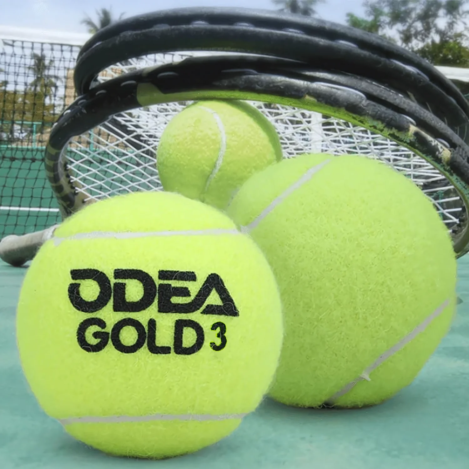 ODEA Gold Training Tennis Balls (Rebound 140 - 148CM ITF) 60 Pcs - Image 15