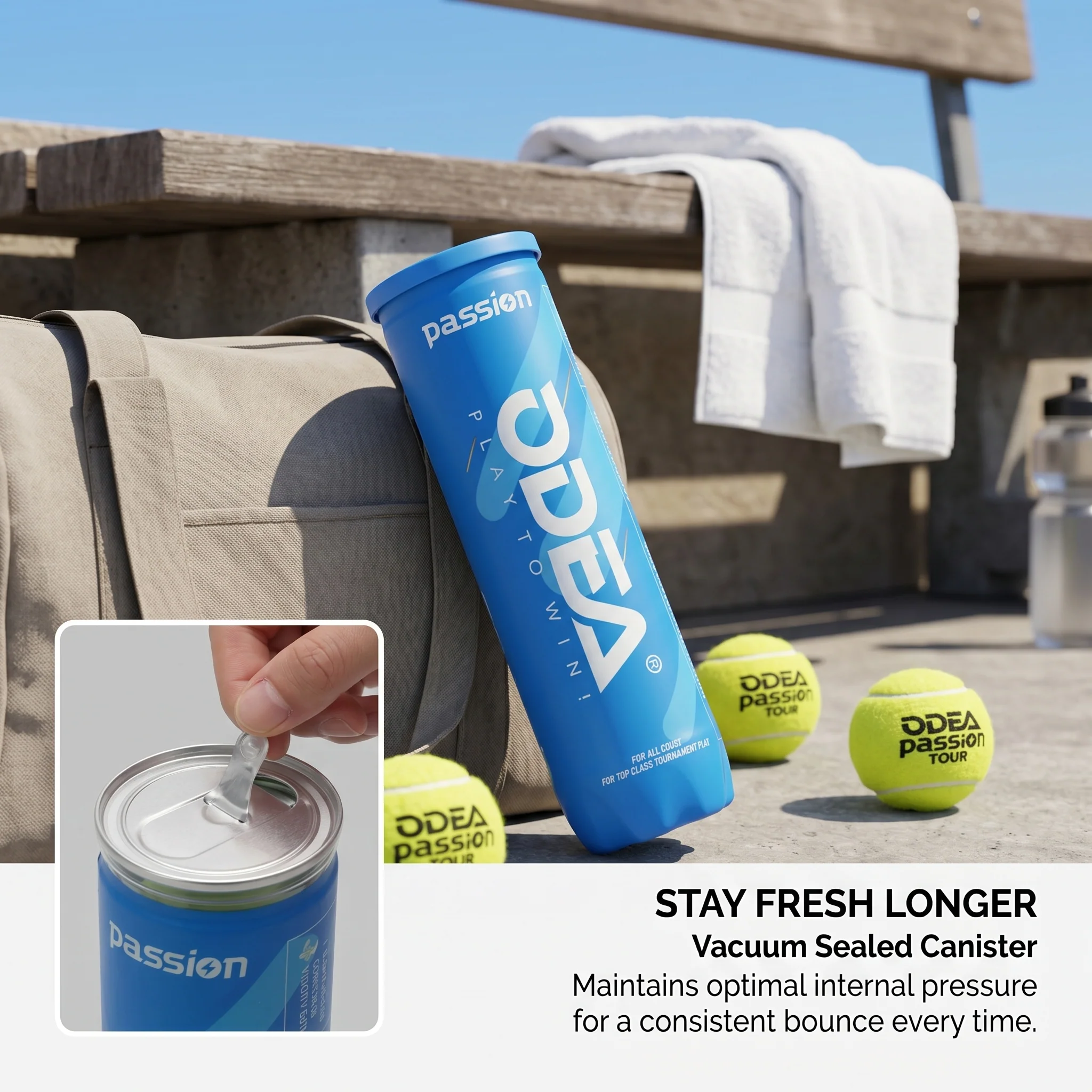 ODEA Passion Tennis Balls(Competition level, ITF approved） - Image 11