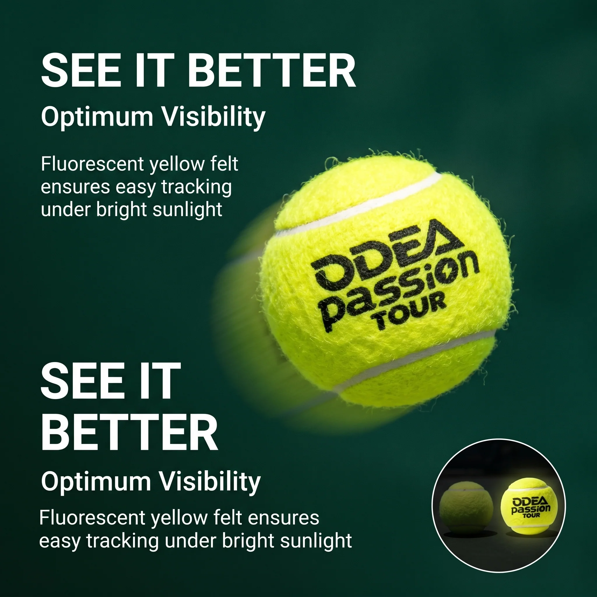 ODEA Passion Tennis Balls(Competition level, ITF approved） - Image 5