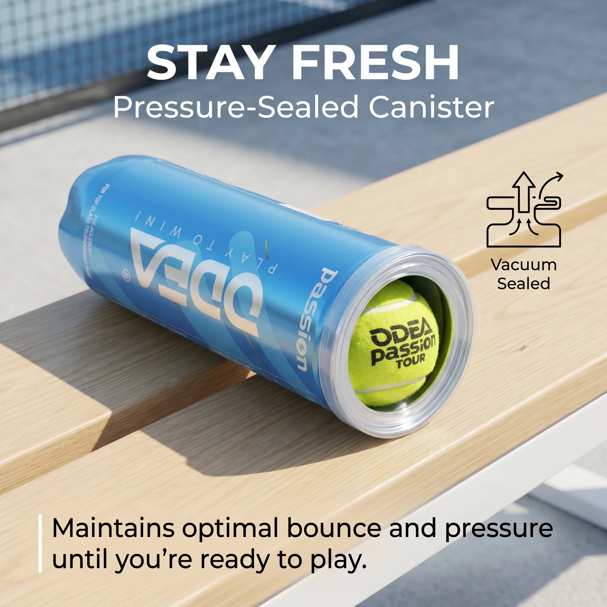 ODEA Passion Tennis Balls(Competition level, ITF approved） - Image 8