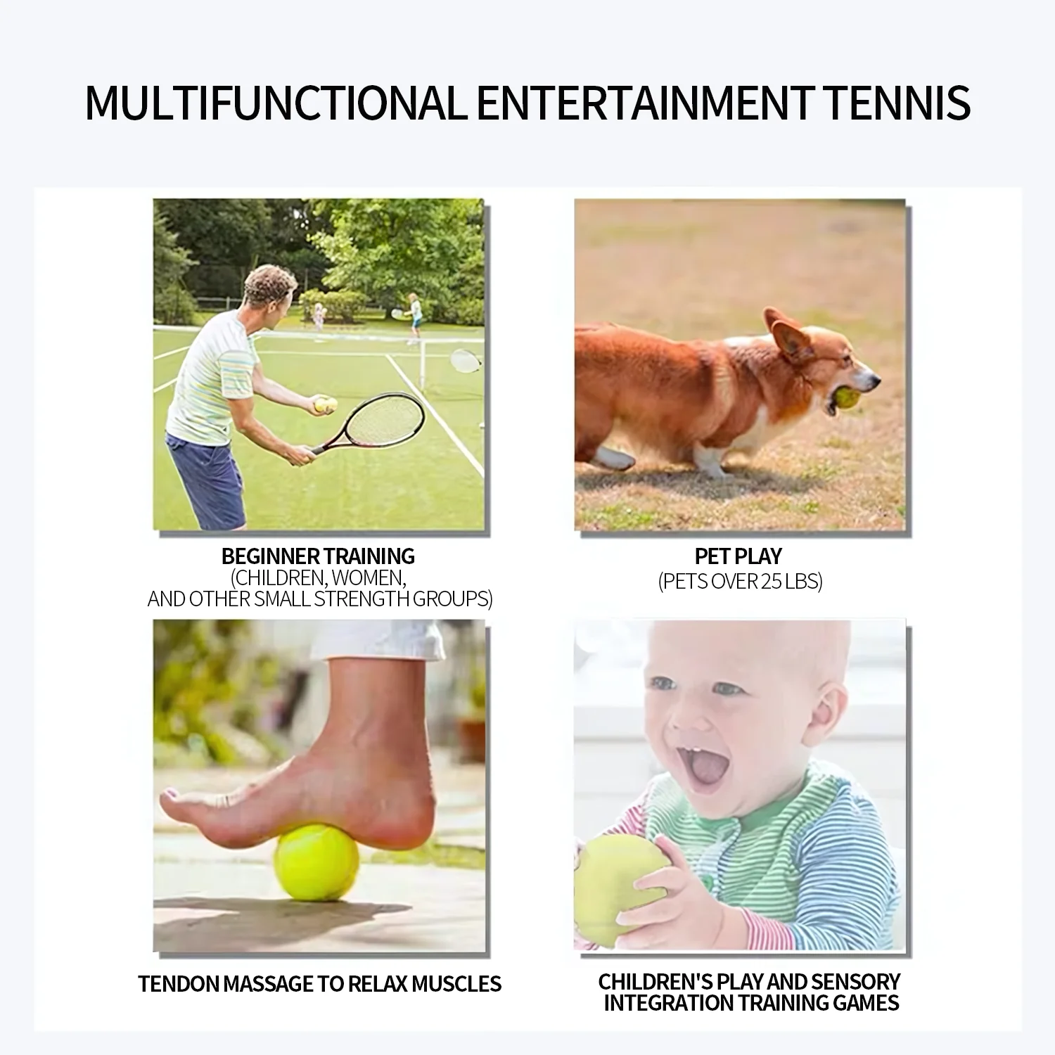 ODEA Silver Training Tennis Balls 60PCS (Rebound 135-147CM ITF) - Image 12