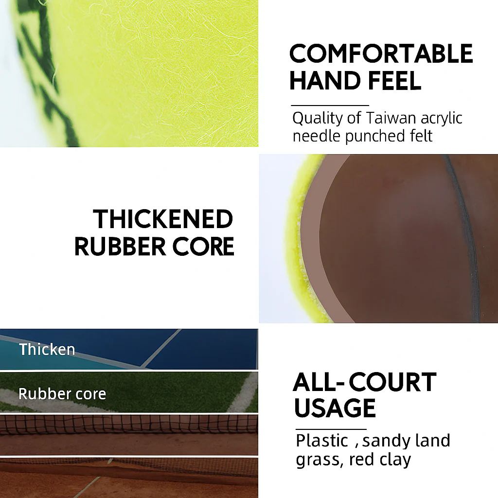 ODEA Silver Training Tennis Balls (Rebound 135-147CM ITF) 1 pcs - Image 4