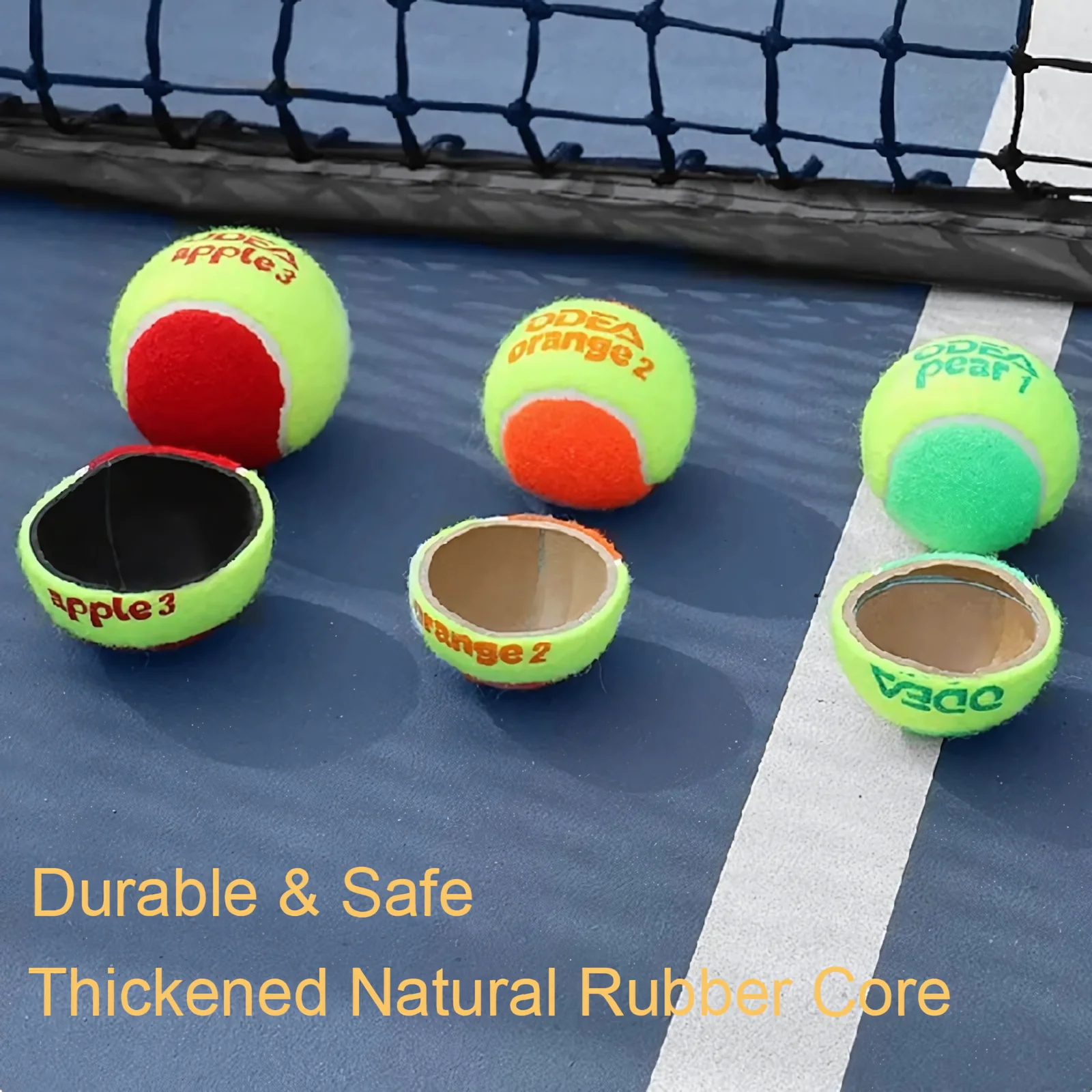 ODEA Stage 1 Green 1 PCS Children Beginners Tennis Balls Low Compression Slower Speed - Image 7
