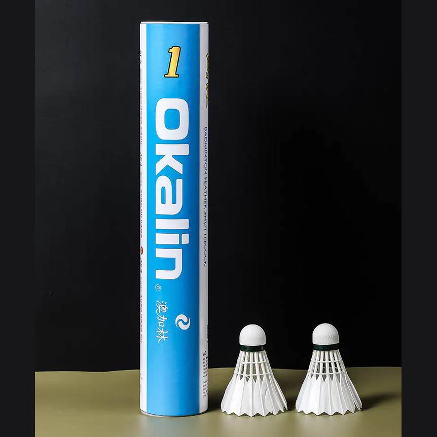OKALIN 12 PCS AC-1 Badminton Duck Feather Badminton Shuttlecock - Image 3