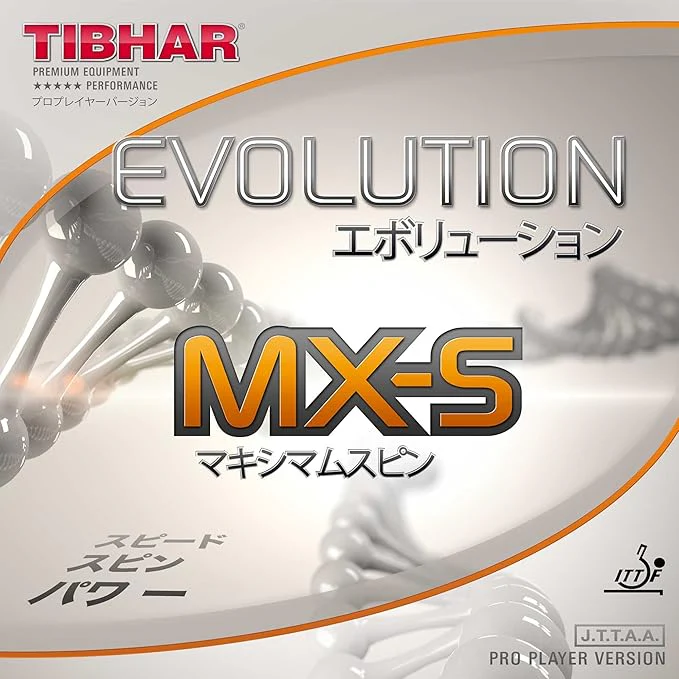 Tibhar Original Tibhar MX-S 52.5 Hardness Table Tennis Rubber Tensor - Red