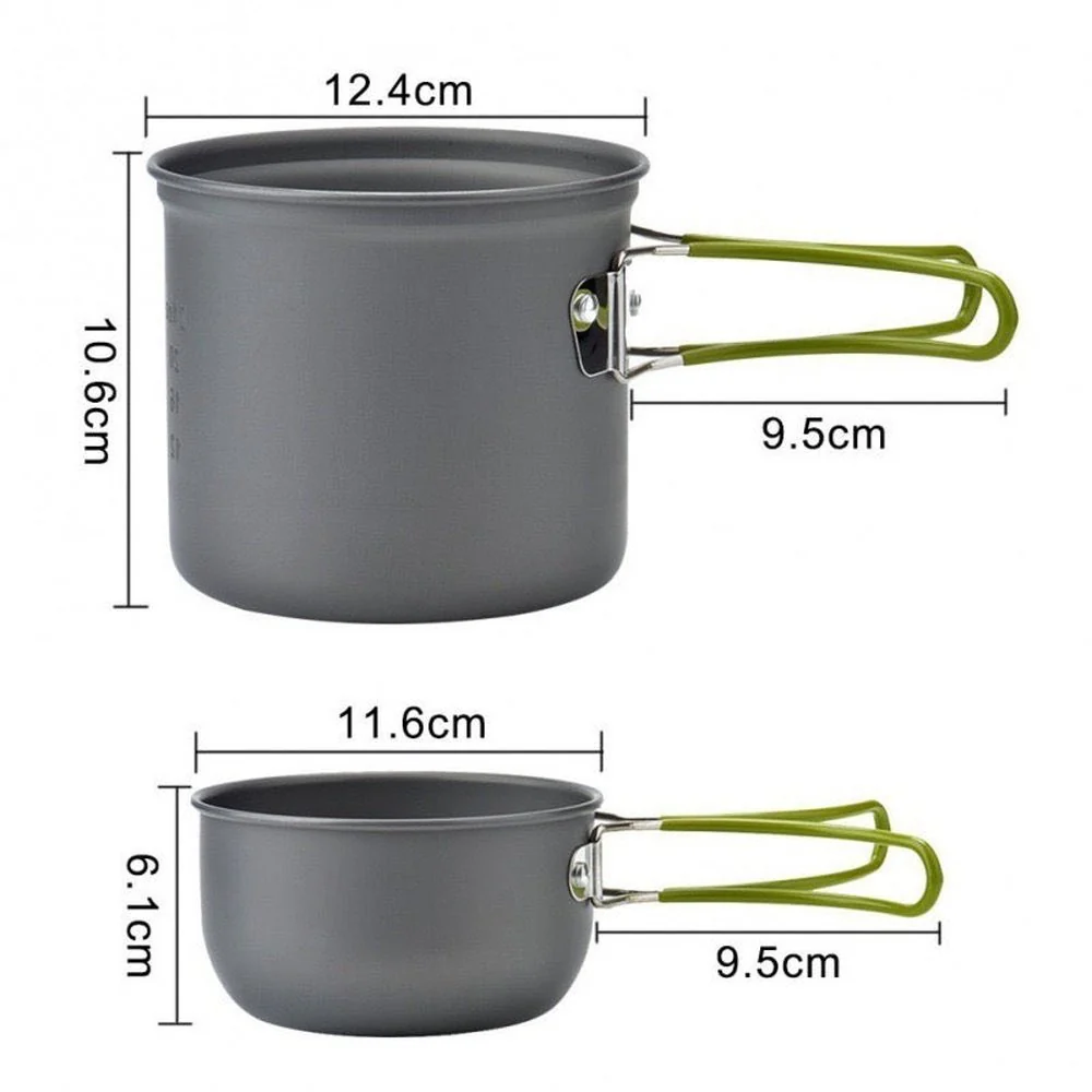 Outdoor Camping Cooking Set DS-101 Aluminum Alloy Pot - Image 3