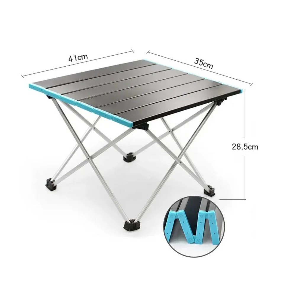 Outdoor Camping Table Folding Portable Aluminium BBQ Desk Picnic Tables 3 Size AU - Image 4