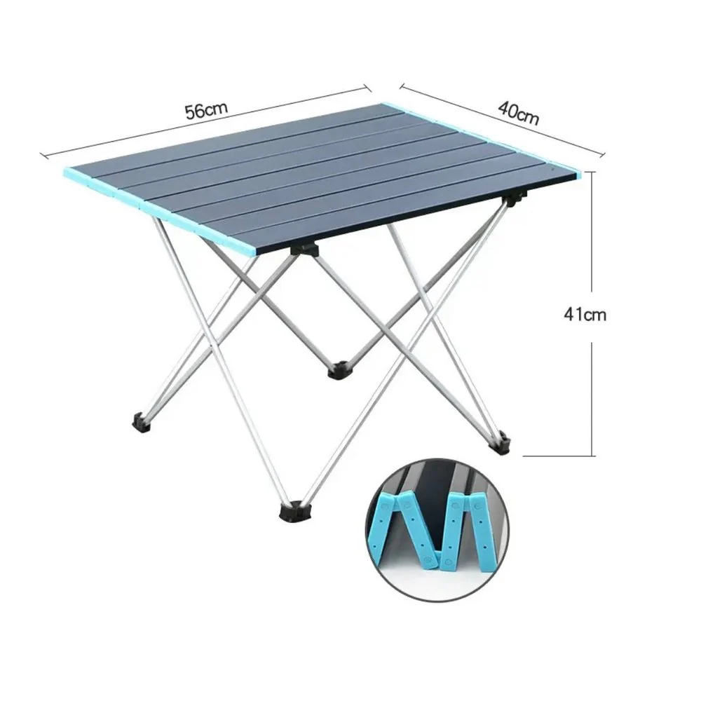 Outdoor Camping Table Folding Portable Aluminium BBQ Desk Picnic Tables 3 Size AU - Image 5