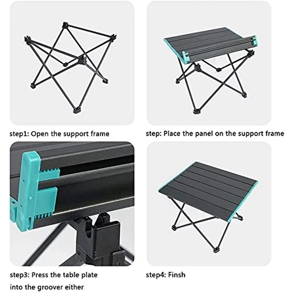 Outdoor Camping Table Folding Portable Aluminium BBQ Desk Picnic Tables 3 Size AU - Image 7